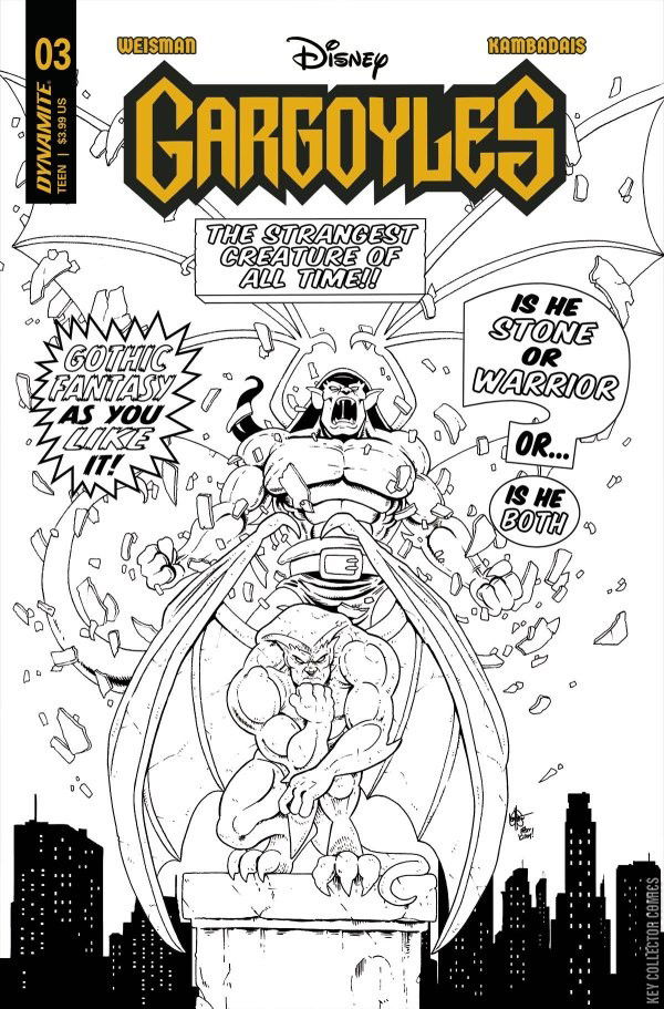Variant Cover for Gargoyles #3
