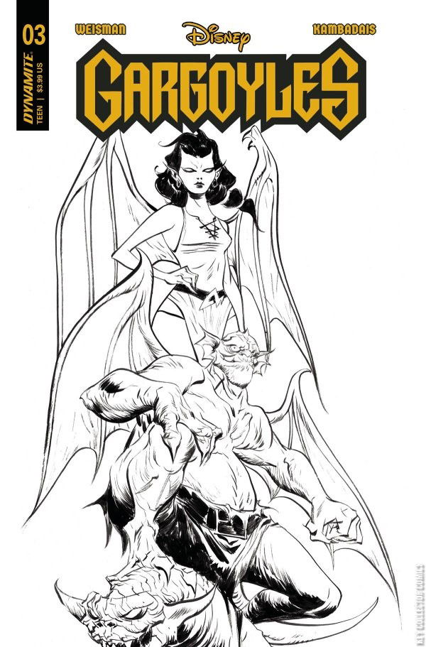 Variant Cover for Gargoyles #3