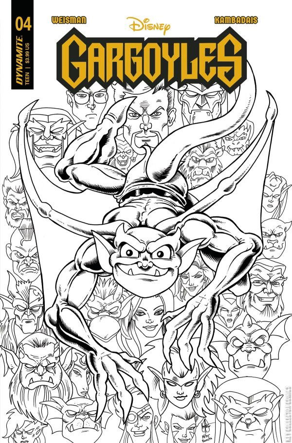 Cover art for Gargoyles #4 