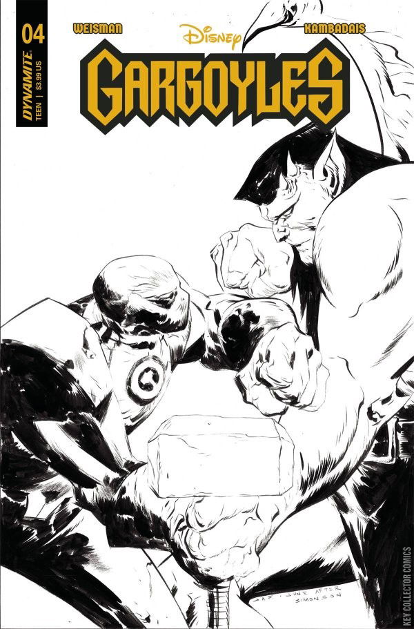 Cover art for Gargoyles #4 
