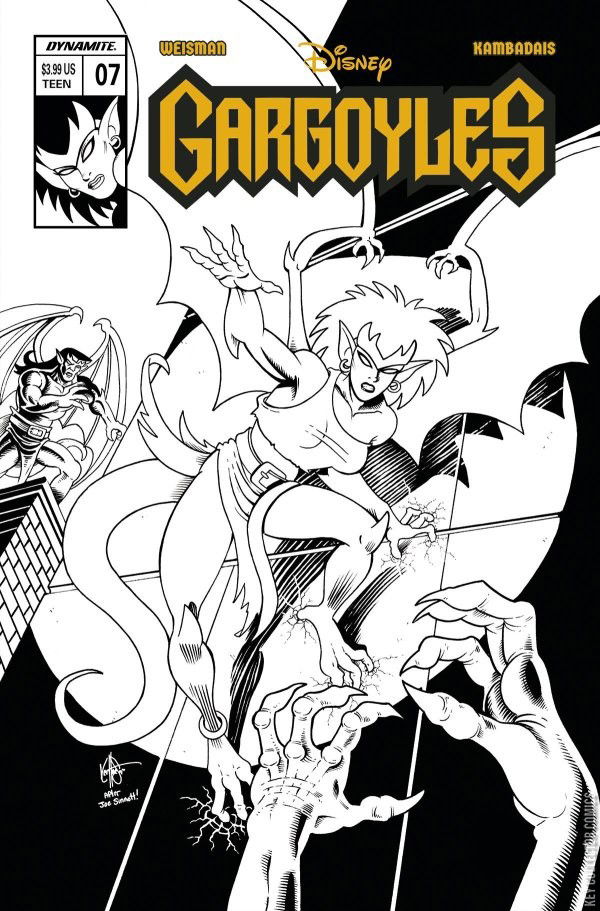 Variant Cover for Gargoyles #7