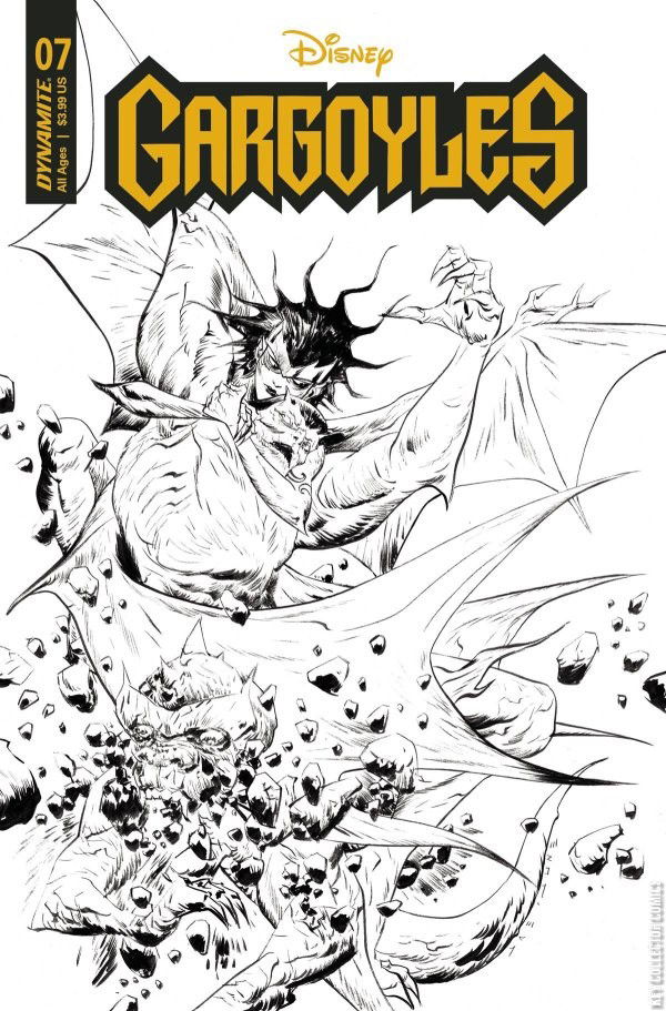 Variant Cover for Gargoyles #7