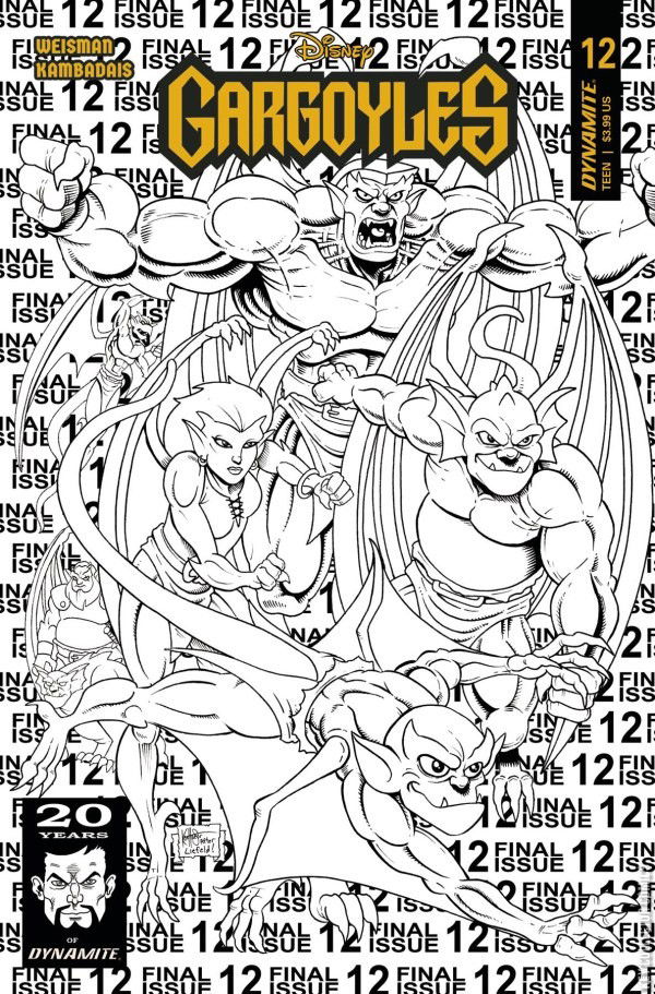 Variant Cover for Gargoyles #12