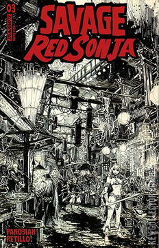 Variant Cover for Savage Red Sonja #3