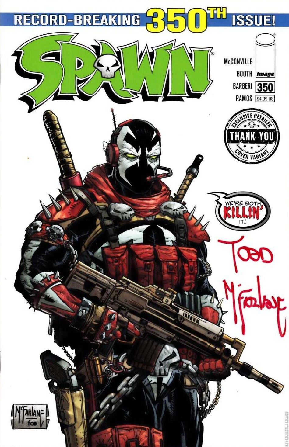 Spawn #350 Variant Published February 2024 | Key Colle