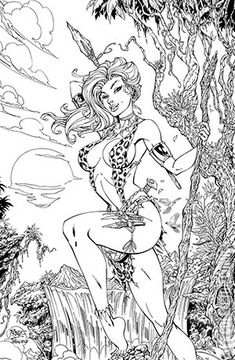 Variant Cover for Sheena: Queen of the Jungle #2