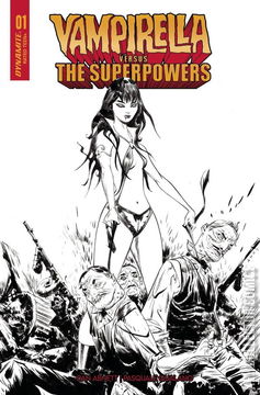 Variant Cover for Vampirella vs. Superpowers #1