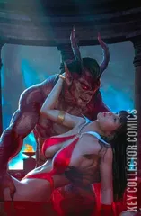 Variant Cover for Vampirella vs. Superpowers #3