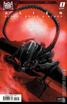 Variant Cover for Alien: Black, White & Blood #1