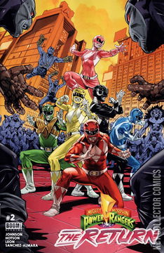 Variant Cover for Mighty Morphin Power Rangers: The Return #2