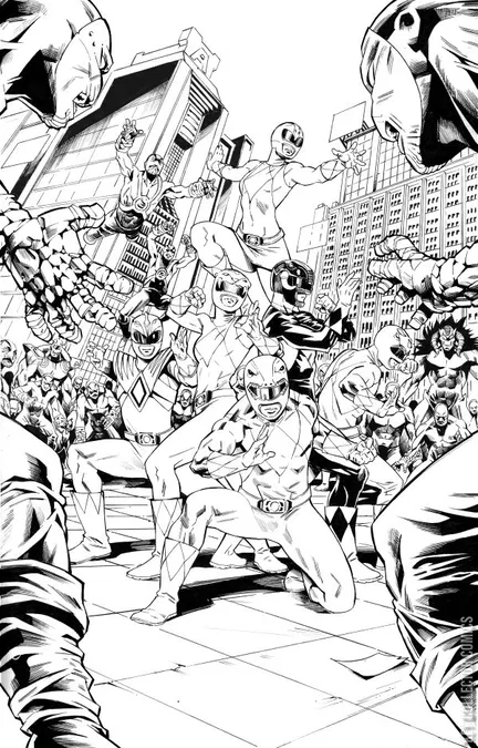 Cover art for Mighty Morphin Power Rangers: The Return #2 