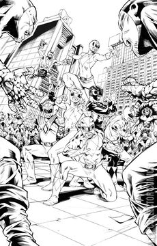 Variant Cover for Mighty Morphin Power Rangers: The Return #2