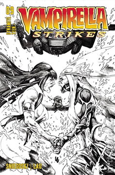 Variant Cover for Vampirella Strikes #9