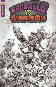 Variant Cover for Madballs vs. Garbage Pail Kids #3