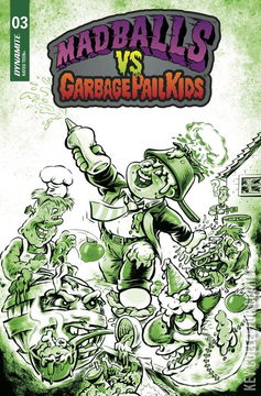 Variant Cover for Madballs vs. Garbage Pail Kids #3