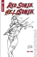 Variant Cover for Red Sonja / Hell Sonja #2