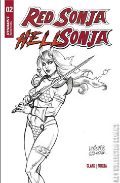 Variant Cover for Red Sonja / Hell Sonja #2