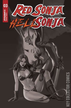 Variant Cover for Red Sonja / Hell Sonja #3