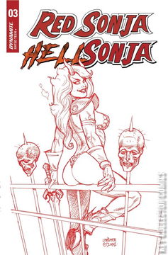 Variant Cover for Red Sonja / Hell Sonja #3