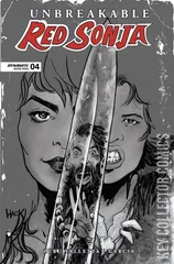Variant Cover for Unbreakable Red Sonja #4