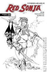 Variant Cover for Unbreakable Red Sonja #4