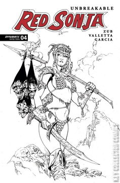 Variant Cover for Unbreakable Red Sonja #4