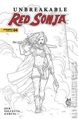 Variant Cover for Unbreakable Red Sonja #4