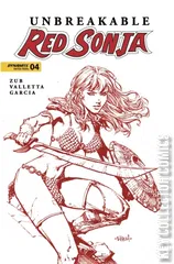 Variant Cover for Unbreakable Red Sonja #4