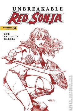Variant Cover for Unbreakable Red Sonja #4