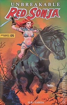 Variant Cover for Unbreakable Red Sonja #5