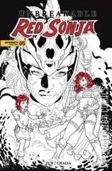 Variant Cover for Unbreakable Red Sonja #5