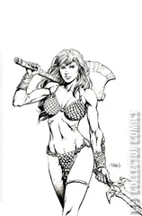 Variant Cover for Unbreakable Red Sonja #5