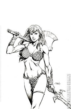 Variant Cover for Unbreakable Red Sonja #5