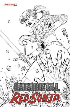 Variant Cover for Immortal Red Sonja #8