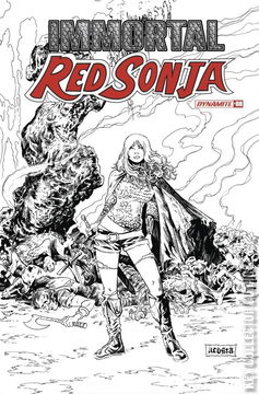 Variant Cover for Immortal Red Sonja #8