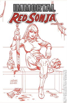 Variant Cover for Immortal Red Sonja #10