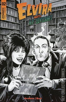 Variant Cover for Elvira Meets H.P. Lovecraft #2