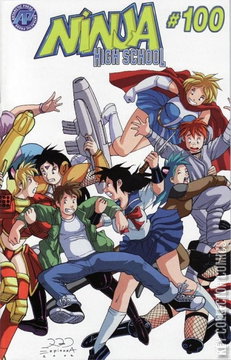 Variant Cover for Ninja High School #100