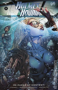 Variant Cover for Holmes and Houdini #3