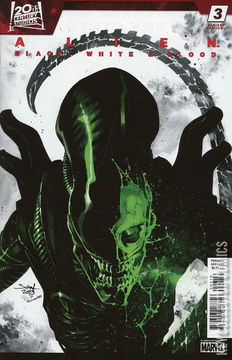 Variant Cover for Alien: Black, White & Blood #3