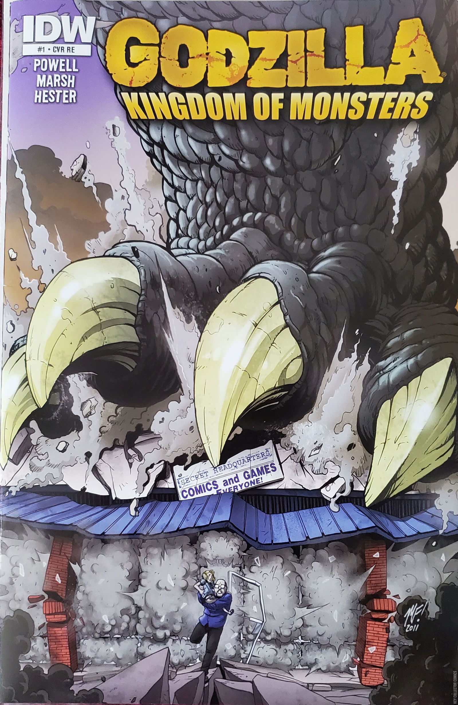 Variant Cover for Godzilla Kingdom of Monsters #1