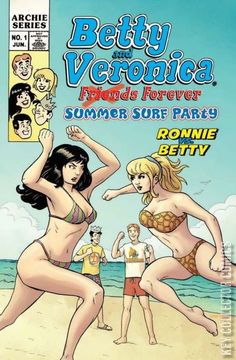 Variant Cover for Betty and Veronica: Friends Forever - Summer Surf Party #1