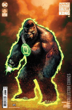 Variant Cover for Justice League vs. Godzilla vs. Kong #7