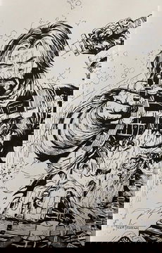 Variant Cover for BRZRKR: Pen & Ink #1