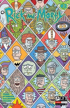 Variant Cover for Rick and Morty #2