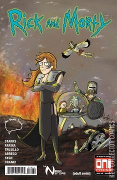 Variant Cover for Rick and Morty #38