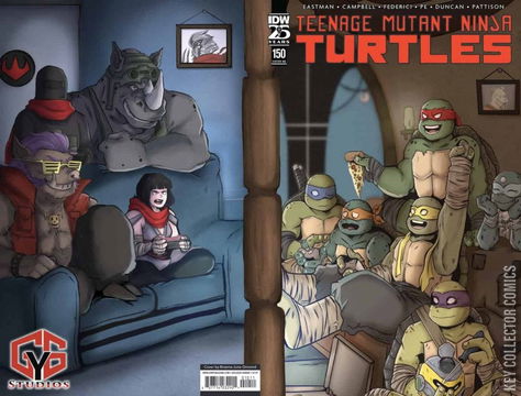 Variant Cover for Teenage Mutant Ninja Turtles #150