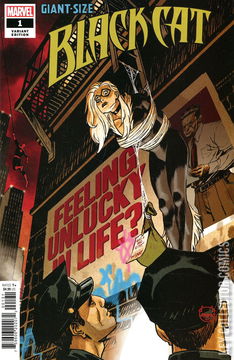 Variant Cover for Giant-Size Black Cat: Infinity Score #1