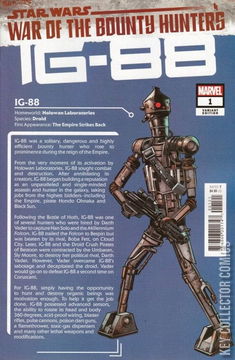 Variant Cover for Star Wars: War of the Bounty Hunters - IG-88 #1