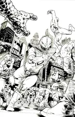 Variant Cover for Mighty Morphin Power Rangers: The Return #3
